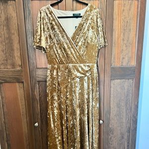 Ralph Lauren Velvet Dress